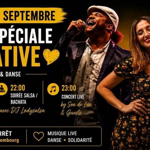 Charity evening: salsa, live concert and DJ