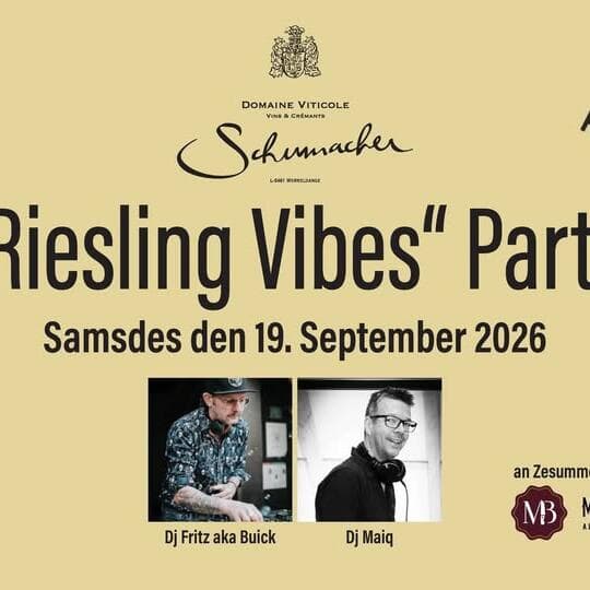“Riesling Vibes” Party - Domaine Schumacher (Saturday)