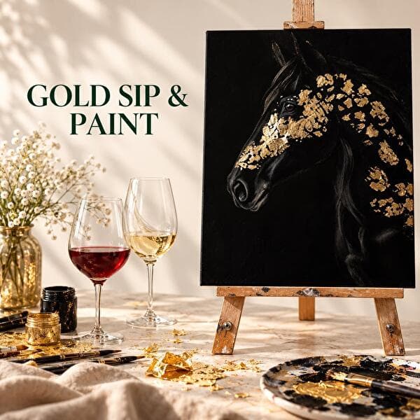 Gold Sip & Paint