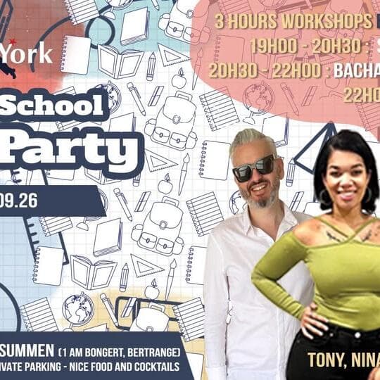 Soirée SBK gratuite, ateliers de salsa et bachata, nouveau lieu