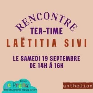 Rencontre et dédicace Tea-Time avec Laëtitia Sivi