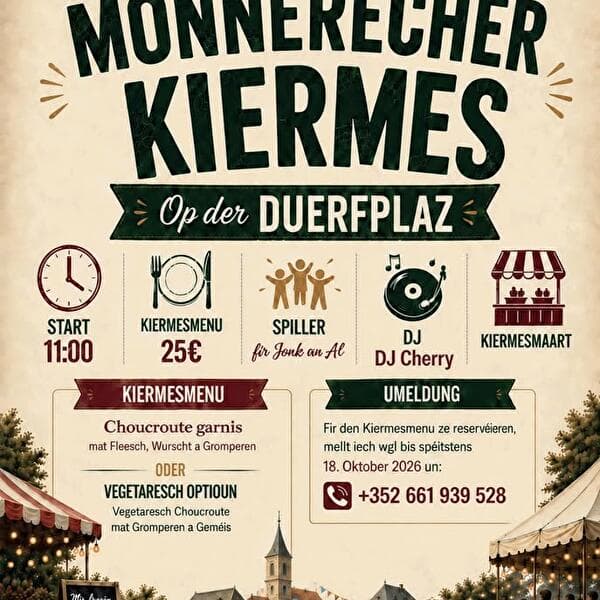 Monnerecher Kiermes 2026