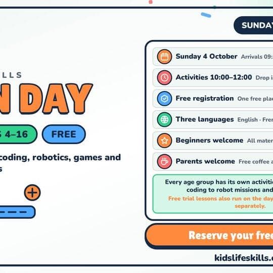 Kids Life Skills 2026 Open Day