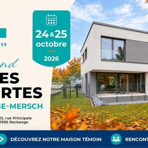 Week-end Portes Ouvertes Maisons Loginter : visitez notre maison témoin à Reckange-Mersch