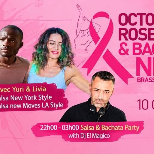 Pink October / Octobre Rose : soirée Salsa & Bachata