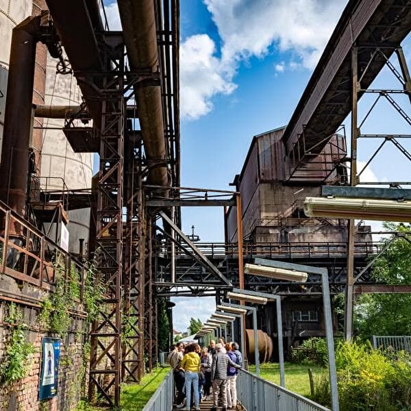 Guided tour of the blast furnace