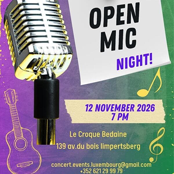 Open mic par Concert Events