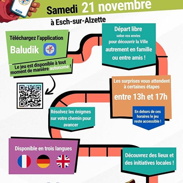 Lancement du jeu de piste « Au fil de l’Alzette » en 3 langues !