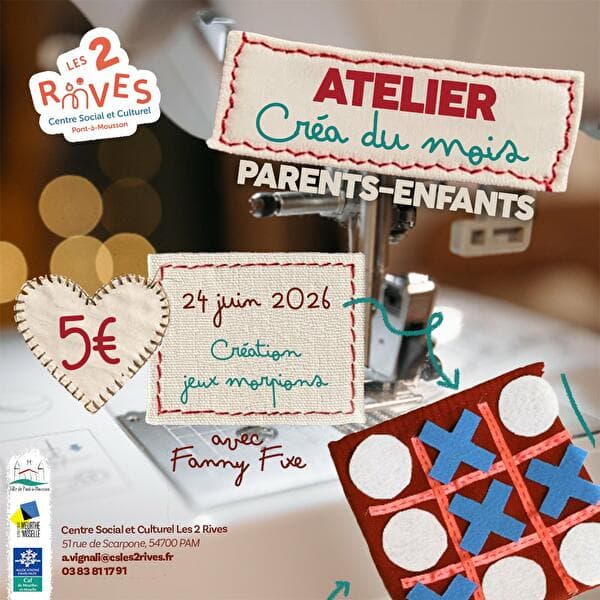 Monthly Créa' Workshop – Parents and Children