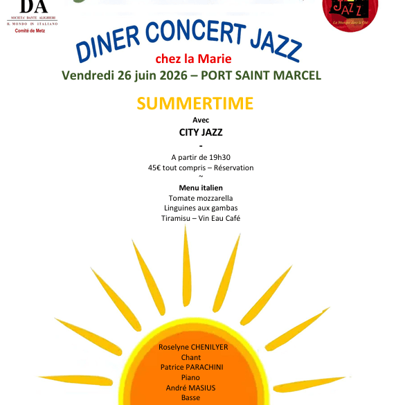 Dîner concert jazz