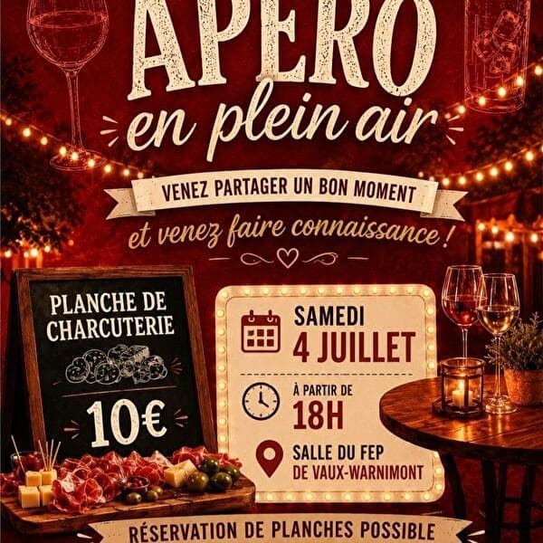 Apéro en plein air