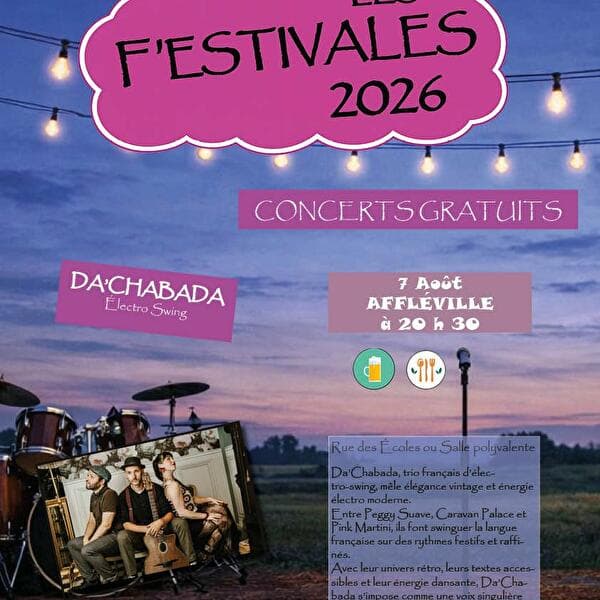 Concert as part of the F'estivales in Affléville