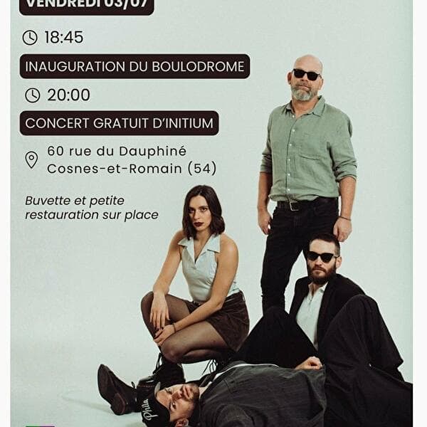 Inauguration du boulodrome et concert gratuit