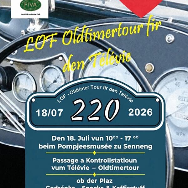 LOF Oldtimertour pour le Télévie