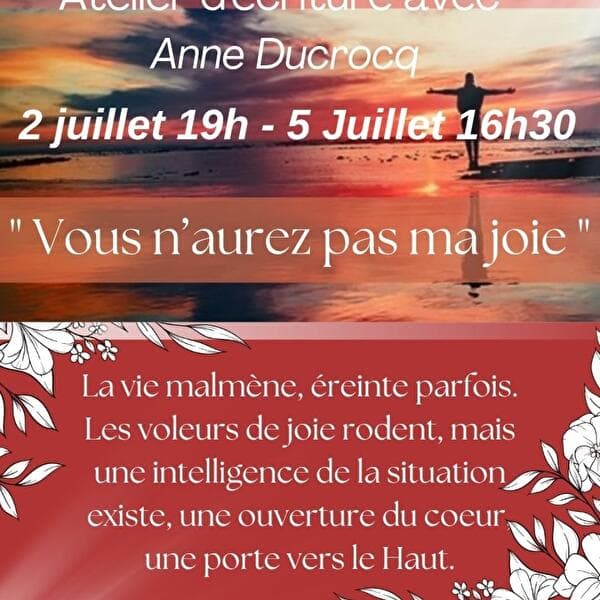 Atelier d'écriture