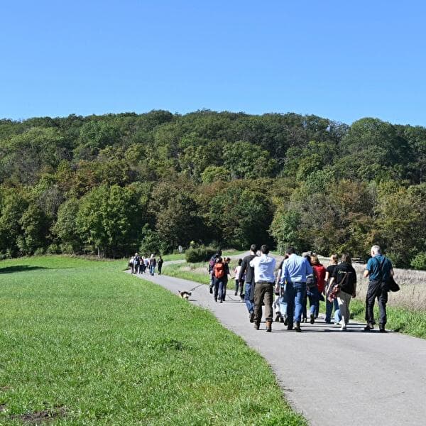 Marche et échange (4-6 km)