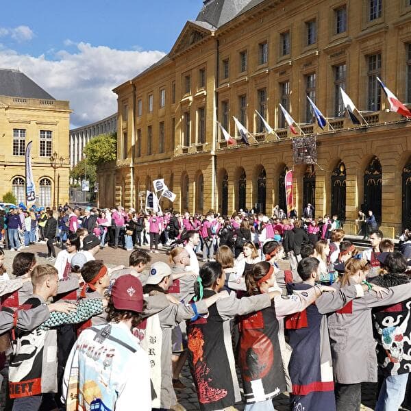Défilé des étudiants