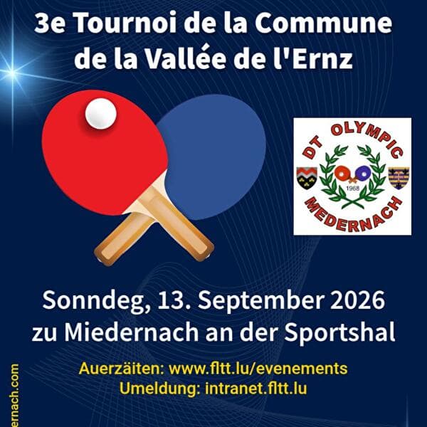 3rd Tournament of the Commune of the Vallée de l’Ernz