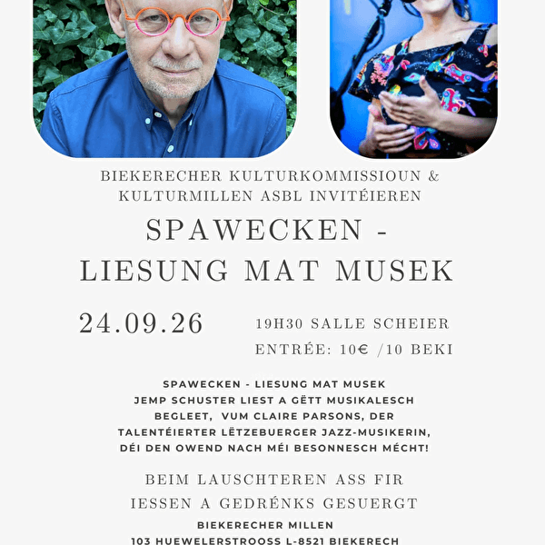 Spawecken – lecture avec musique