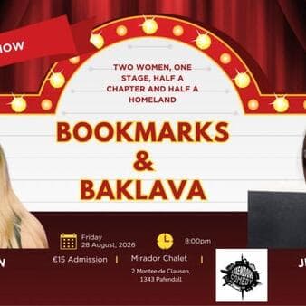 Comedy Show - Bookmarks and Baklava