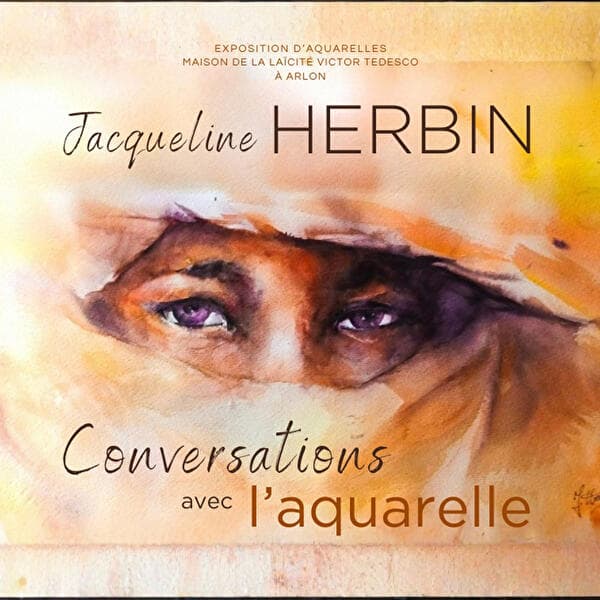 Vernissage de l’exposition de Jacqueline Herbin : « Conversation avec l’aquarelle »