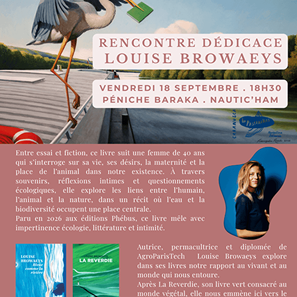 Book signing with Louise Browaeys