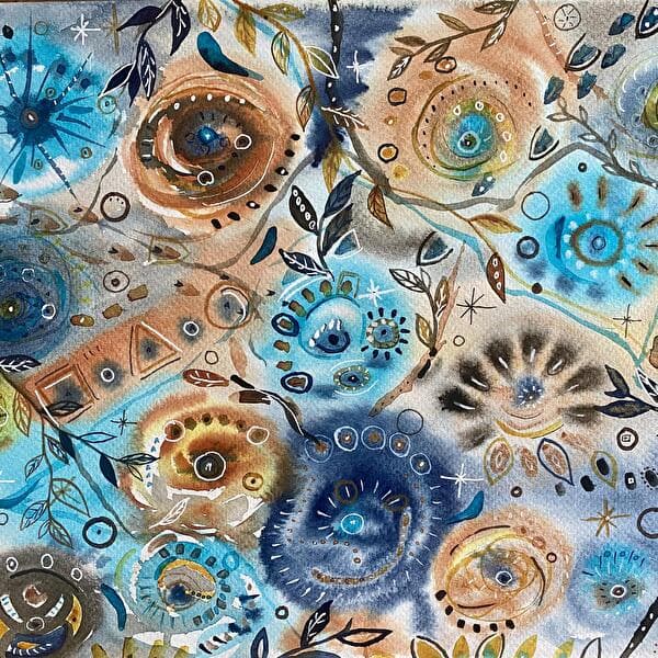 Abstract watercolour workshop