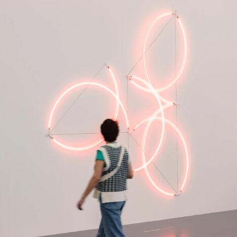 Visite - François Morellet. 100 pour cent