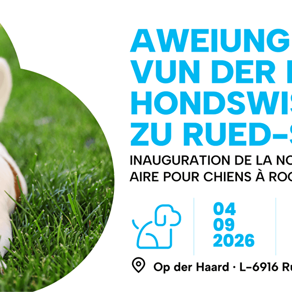 Inauguration de la nouvelle aire pour chien