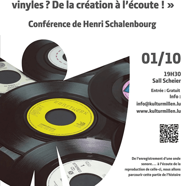 “From Sound Waves to Vinyl Records!” – a lecture by Henri Schalenbourg