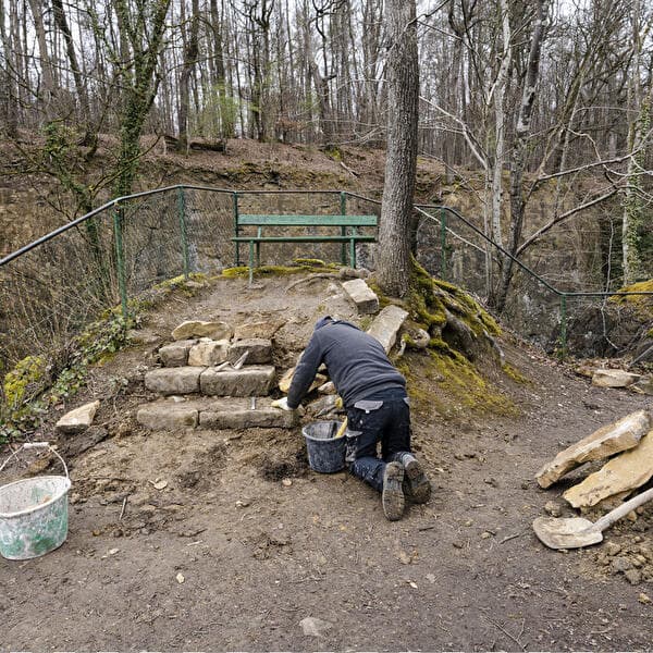 Traditional craft along hiking trails