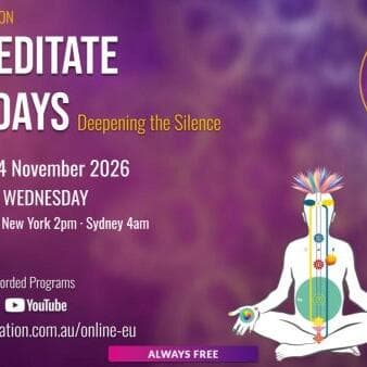 Guided meditation Deepen the silence