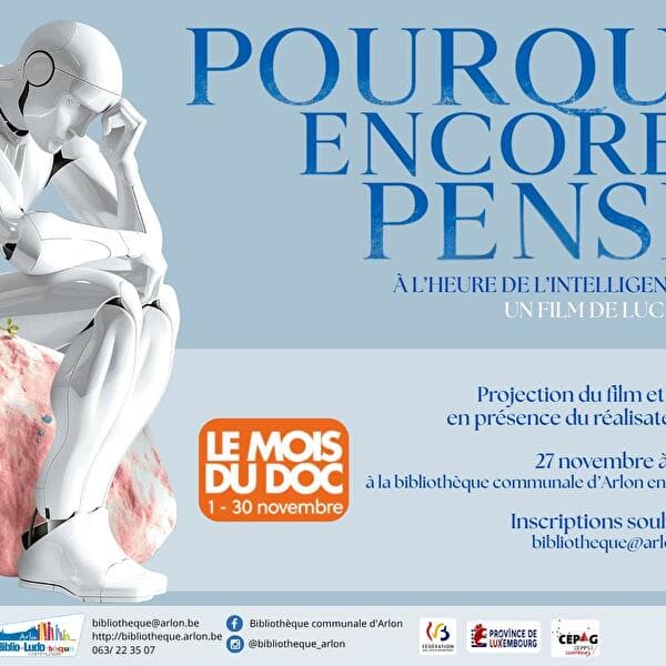Mois du Doc : projection du documentaire « Pourquoi encore penser à l'heure de l'intelligence artifi