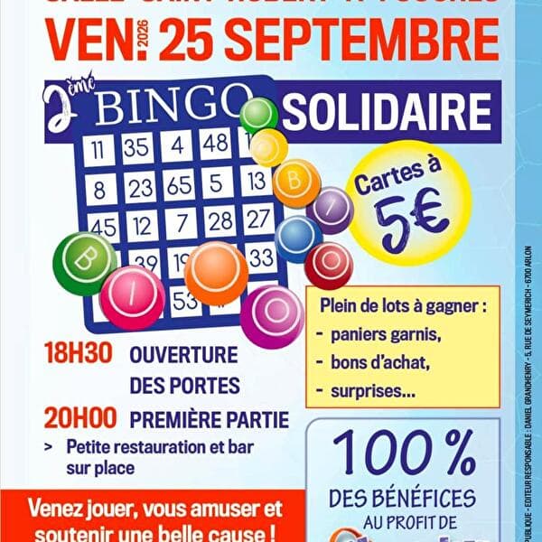 2e Grand Bingo solidaire