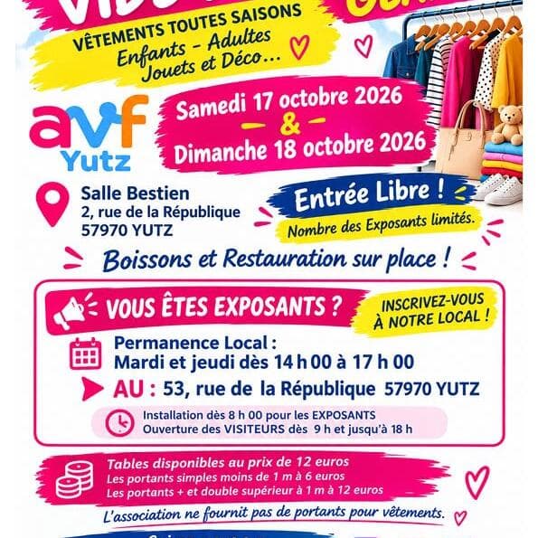 Grand vide-dressing de l’AVF