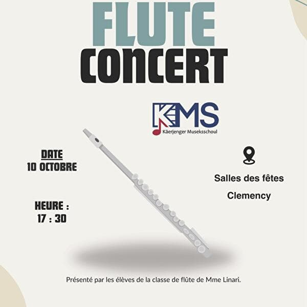 Concert de flûte – Käerjenger Musekschoul
