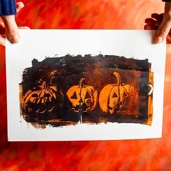 Atelier de gel printing | Édition Halloween