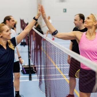 Doubles de badminton