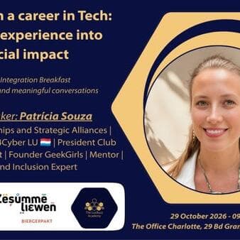 LBA Integration Breakfast with Patricia Souza: More Than a Career in Tech