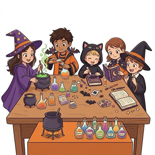 Spellbooks and Potions – Workshop for Young Audiences