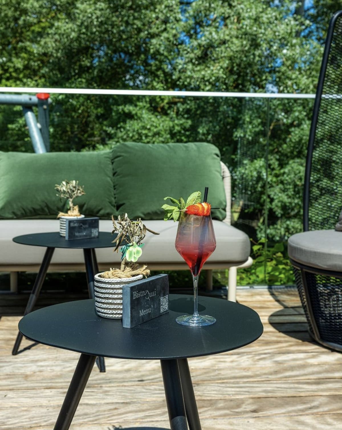 Bistro Quai: a terrace between vineyards and river - 4