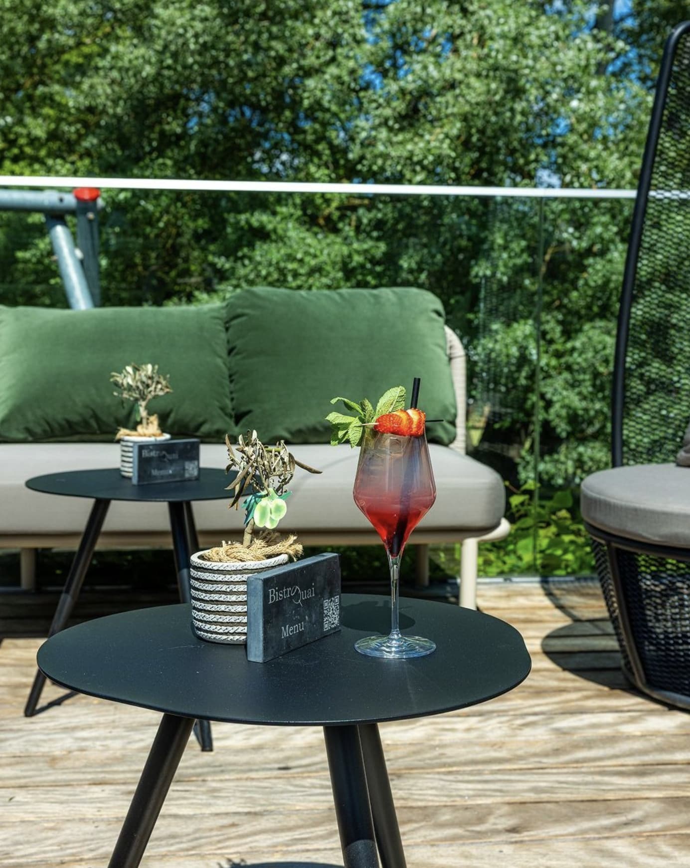 Bistro Quai: a terrace between vineyards and river - 4