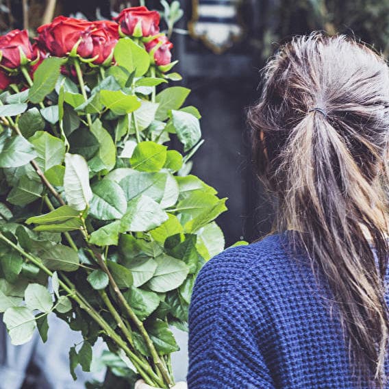 Your heart filled with flowers