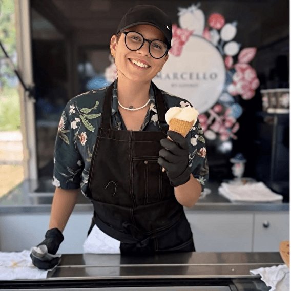 Marcello ice cream by Goeres, ice cream made in Luxembourg