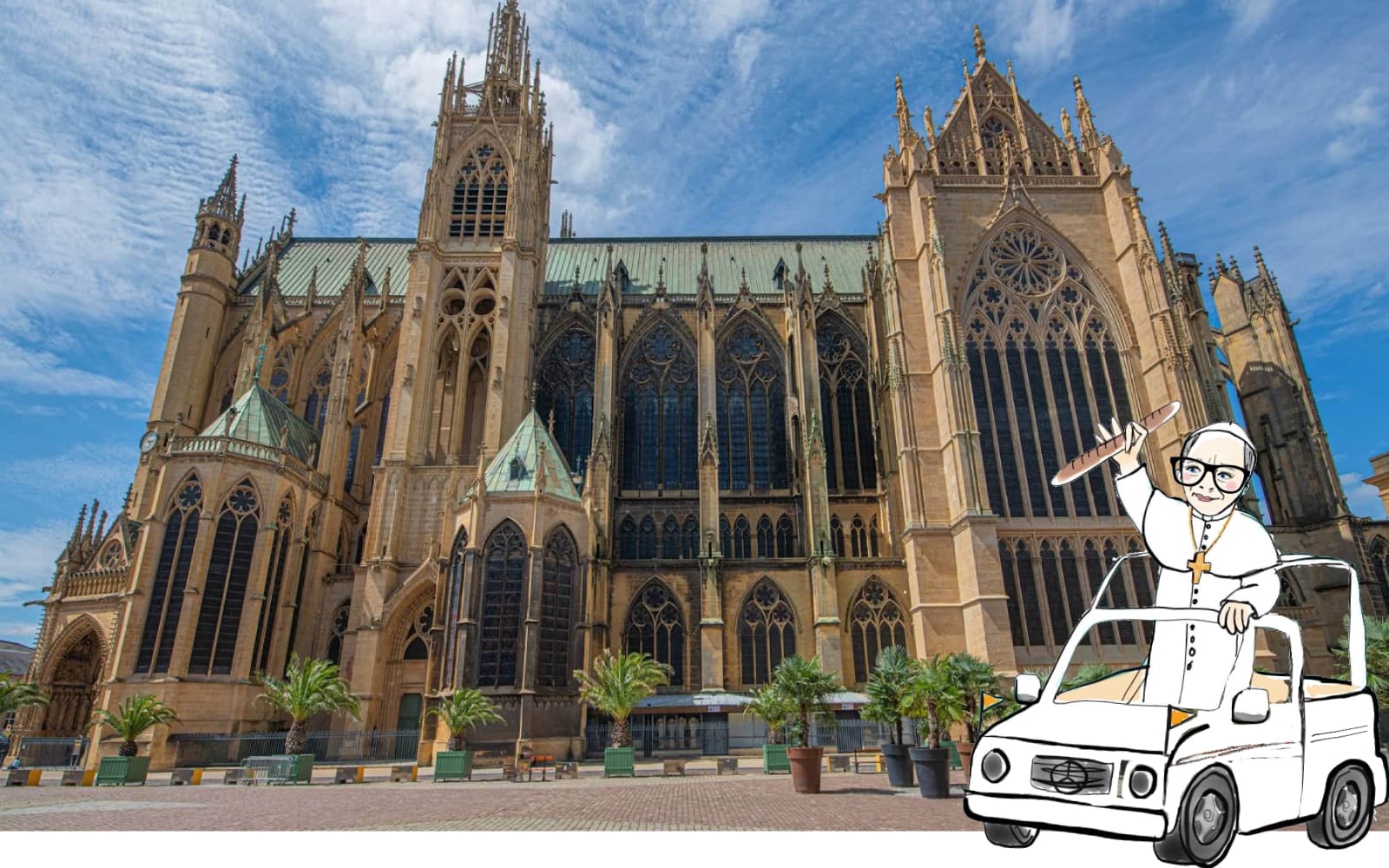 Pope Leo XIV in Metz: the schedule for his visit and the best places to see him