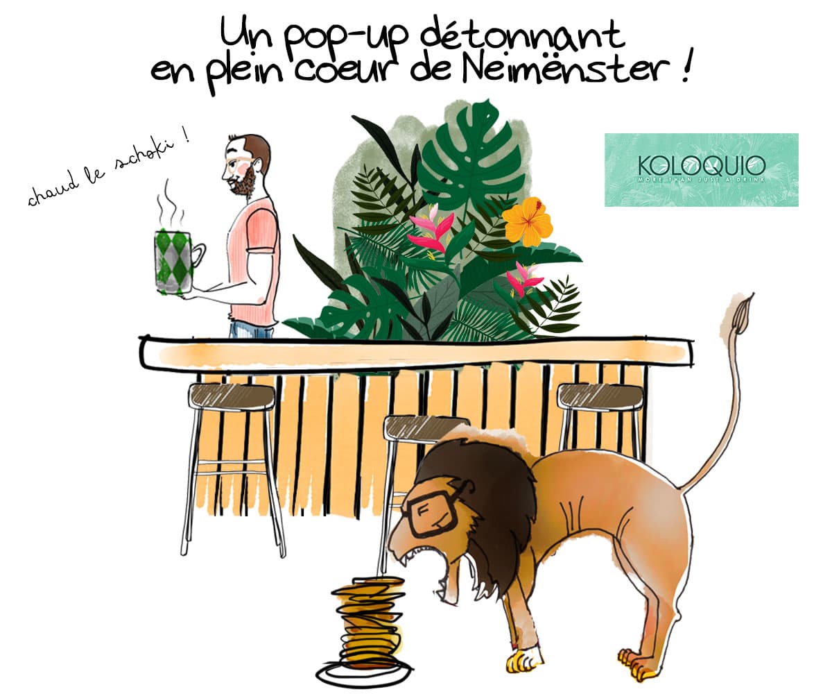 Have a hot chocolate in the Jungle