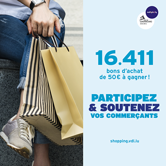 16.411 bons d'achat de 50 € à gagner !