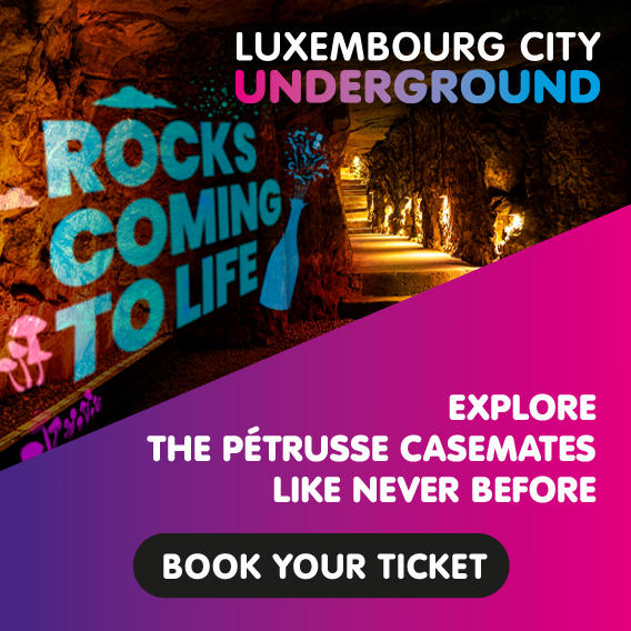 Casemates de la Pétrusse Rocks coming to Life