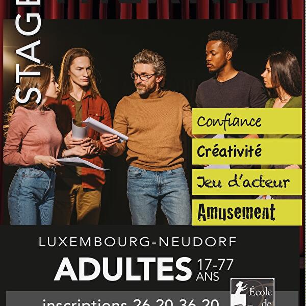 Les stages de théâtre d’improvisation à Luxembourg