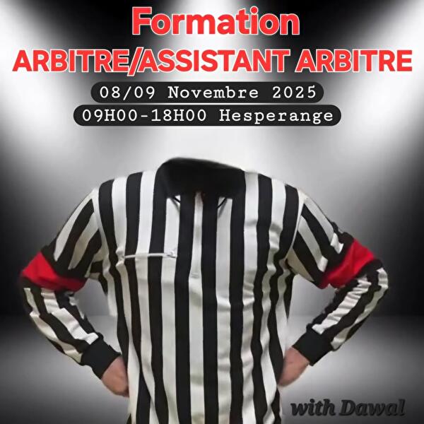Formation arbitre & assistant arbitre
